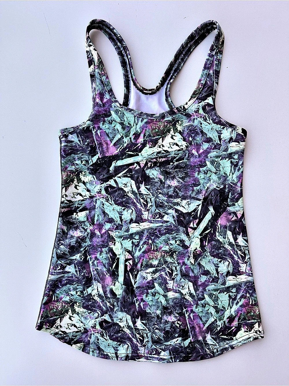 Lululemon Studio Racerback Printed Tank Top Iridescent Multicolor